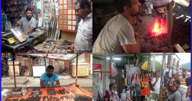 না.গঞ্জের বাজারে বিদেশি ছুরি-চাপাতির দাপট, বিপাকে দেশীয় কামাররা
