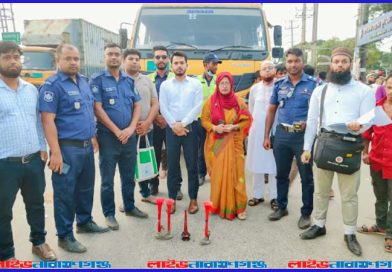 শব্দদূষণের দায়ে কাঁচপুরে ৩ যানবাহনে জরিমানা