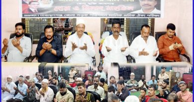 জাকির খানের সুস্থতা কামনায় দোয়া-মিলাদ মাহফিল
