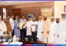 সড়ক সংস্কার দাবিতে এনসিসি প্রশাসককে হোসিয়ারি সমিতির স্মারকলিপি