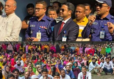 তারাবোতে সোয়েটার কারখানার ভবনে ফাটল আতঙ্ক