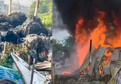 না.গঞ্জে ভুমিকম্প:সোনারগাঁয়ে প্লাস্টিক গোডাউনে আগুন, আহত ২