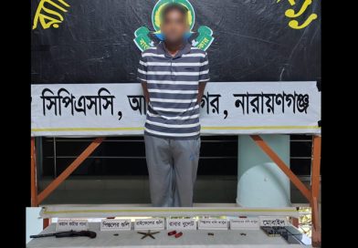 চাঁদা না পেয়ে ব্যবসায়ীকে গুলি করা  সেই গুই রাকিব গ্রেফতার