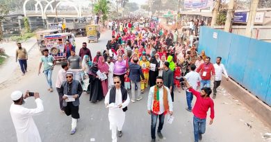 সিদ্ধিরগঞ্জে ধানের শীষের পক্ষে রুহুল-সাজ্জাদের নেতৃত্বে প্রচারণা